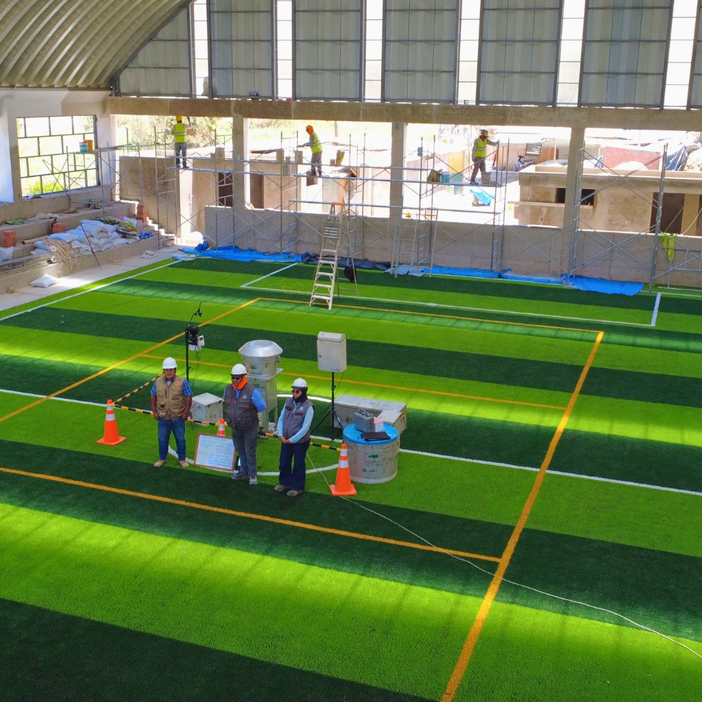 Monitoreo ambiental en complejo deportivo - Galería 1